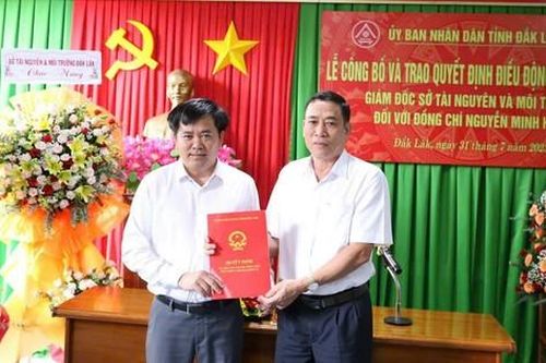 Chánh Thanh tra tỉnh làm Giám đốc Sở Tài nguyên Đắk Lắk
