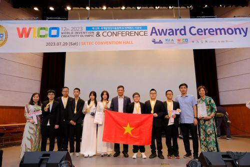 Học sinh Việt Nam giành HVC Olympic Phát minh và Sáng chế khoa học quốc tế