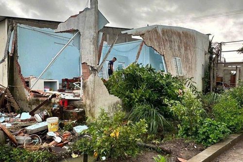 Kiên Giang: 226 căn nhà đổ sập và tốc mái do ảnh hưởng bão số 2