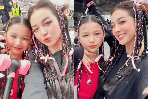 Jennifer Phạm dẫn ái nữ 'đu' concert BLACKPINK, visual mẹ 4 con giật spotlight