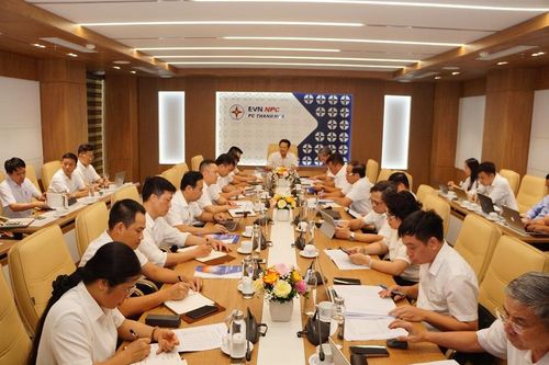 Tổng Giám đốc Tổng Công ty Điện lực miền Bắc làm việc với Công ty Điện lực Thanh Hóa