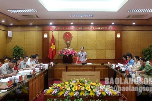 Giám sát công tác tổ chức và thực hiện nhiệm vụ thi hành án dân sự đối với huyện Văn Quan, Bình Gia và thành phố Lạng Sơn