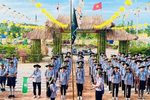 Bình Định: Phân ban Gia đình Phật tử tỉnh tổ chức liên trại huấn luyện huynh trưởng