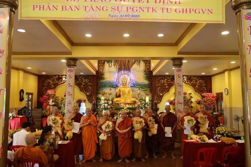 Ra mắt Phân ban Tăng sự Phật giáo Nam tông Kinh thuộc Ban Tăng sự T.Ư GHPGVN khóa IX (2022-2027)