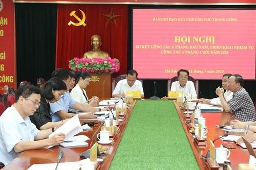 Sơ kết thực hiện quy chế dân chủ ở cơ sở 6 tháng đầu năm 2023