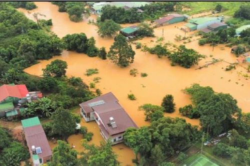 Mưa lớn, Tây Nguyên nhiều nơi bị ngập lụt