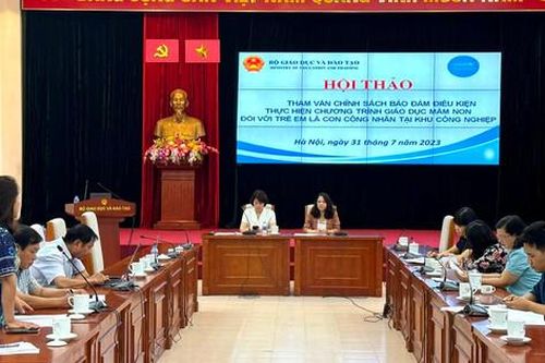 Sẽ ban hành đề án phát triển cơ sở giáo dục mầm non tại địa bàn có khu công nghiệp