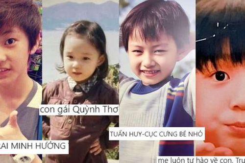 Mượn ảnh thời 'nhóc tì' của idol, fan Việt tổ chức 'đại hội khoe con' siêu hài