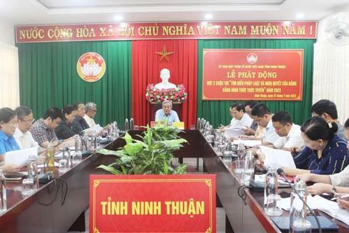 Ninh Thuận: Báo cáo kết quả tuyên truyền, vận động giải phóng mặt bằng với người dân