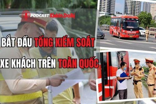 Bắt đầu tổng kiểm soát xe khách trên toàn quốc