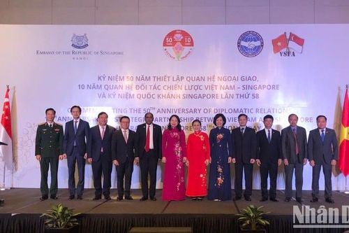 Kỷ niệm trọng thể 50 năm thiết lập quan hệ ngoại giao Việt Nam-Singapore