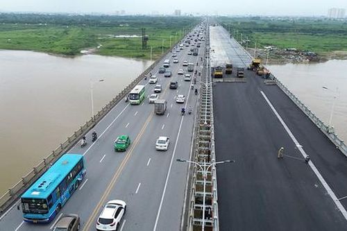 Toàn cảnh tăng tốc thi công cầu hơn 2.500 tỷ đồng vượt sông Hồng