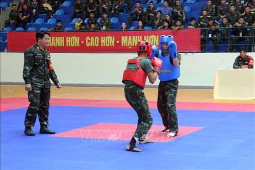 Khai mạc Hội thao Võ chiến đấu tay không các Câu lạc bộ Võ thuật toàn quân năm 2023