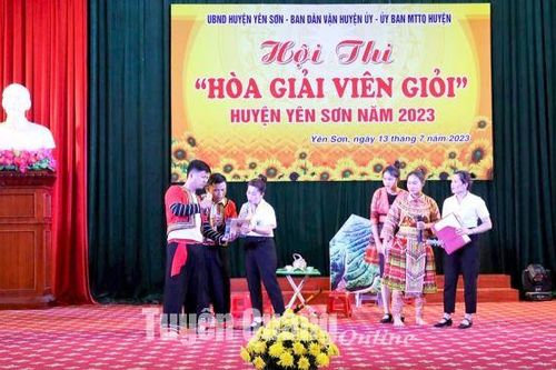 Hiệu quả công tác hòa giải ở Yên Sơn