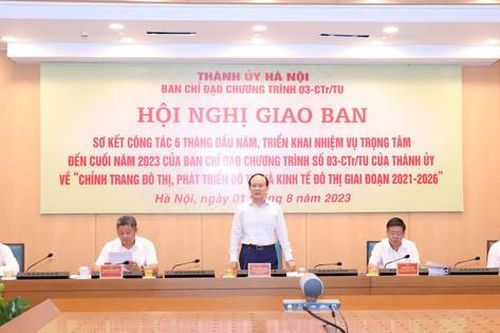 Quyết tâm cao nhất để hoàn thành các chỉ tiêu phát triển đô thị, kinh tế đô thị