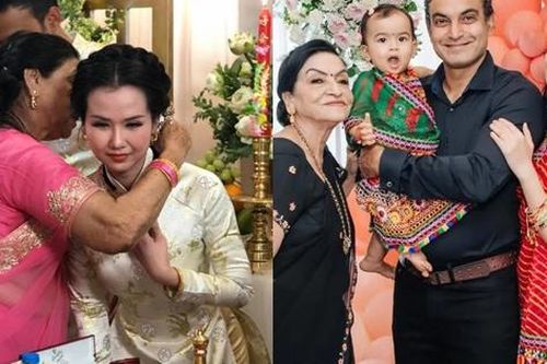Mối quan hệ mẹ chồng con dâu kỳ lạ nhà Võ Hạ Trâm: Thích tặng vàng con dâu, ôm nhau thật chặt khi gặp mặt