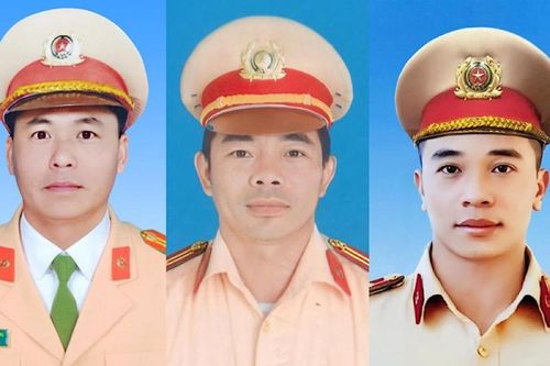 Truy tặng Huân chương Bảo vệ Tổ quốc cho 3 cảnh sát giao thông hy sinh ở đèo Bảo Lộc