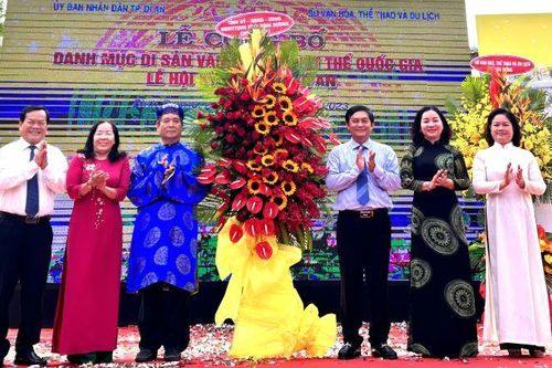 'Lễ hội Kỳ yên Đình Dĩ An' ở Bình Dương thuộc danh mục Di sản văn hóa Phi vật thể quốc gia