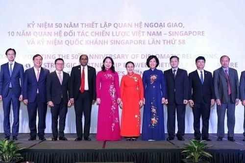 Lễ kỷ niệm 50 năm thiết lập quan hệ ngoại giao và 10 năm Đối tác chiến lược Việt Nam-Singapore