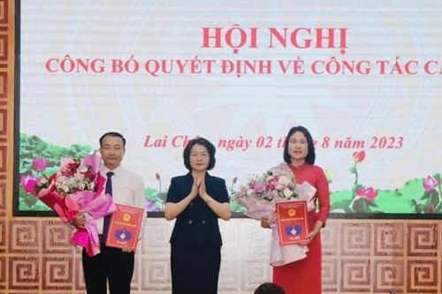 Bổ nhiệm Giám đốc Sở Nội vụ, Phó Giám đốc Sở Xây dựng Lai Châu