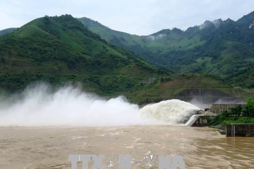 Các hồ thủy điện tại Nghệ An xả nước