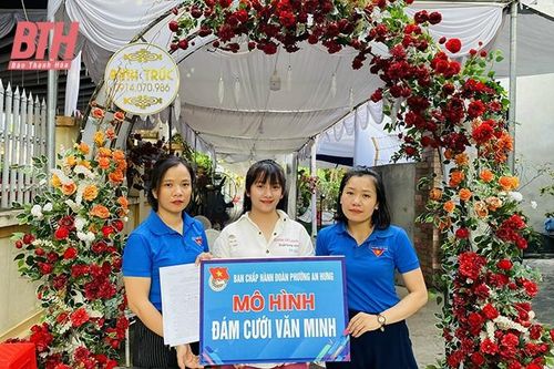 Nhân rộng mô hình 'Đám cưới văn minh' ở TP Thanh Hóa