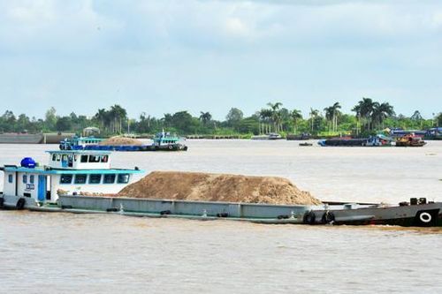 An Giang thu hồi giấy phép khai thác cát tại khu mỏ trên sông Tiền