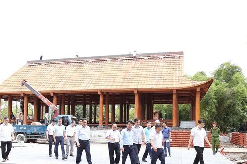 Bí thư Tỉnh ủy Đặng Xuân Phong kiểm tra các công trình, dự án trọng điểm