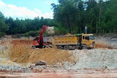 Thanh tra việc cấp phép, quản lý, khai thác mỏ khoáng sản đất làm vật liệu san lấp