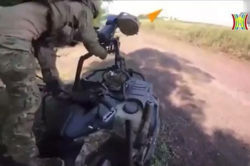 Nga dùng xe môtô gắn tên lửa chống tăng đáp trả Ukraine