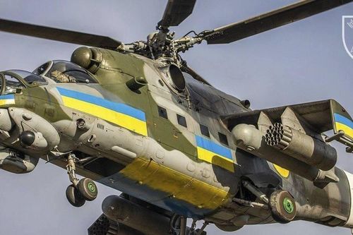 Bất ngờ lớn khi trực thăng Mi-24V Ukraine dùng rocket Hydra 70 Mỹ