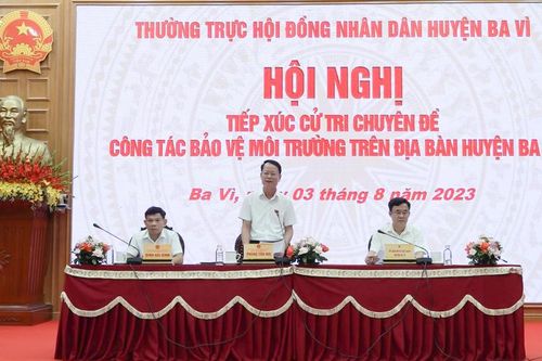 Ba Vì: Tập trung xử lý rác thải làng nghề tại xã Minh Quang