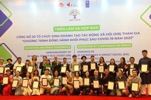 Top 30 tổ chức kinh doanh tạo tác động xã hội nhận hỗ trợ phục hồi sau COVID-19