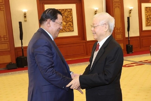 Thủ tướng Campuchia Hun Sen tái khẳng định quyết tâm củng cố quan hệ tốt đẹp giữa hai nước Campuchia-Việt Nam