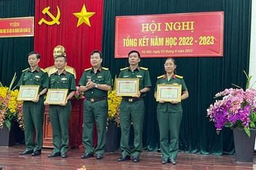 Viện Khoa học xã hội và nhân văn Quân sự tổ chức Hội nghị tổng kết năm học 2022-2023