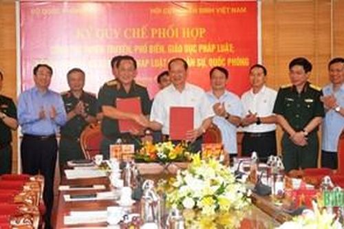 Bộ Quốc phòng và Hội Cựu chiến binh Việt Nam ký quy chế phối hợp
