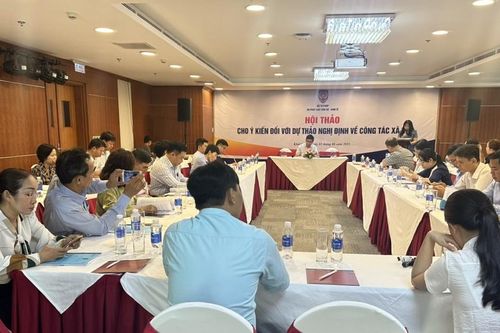 Hội thảo cho ý kiến đối với dự thảo Nghị định về Công tác xã hội