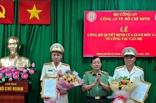 Trung tá Nguyễn Thành Hưng làm Trưởng Phòng Cảnh sát hình sự Công an TPHCM