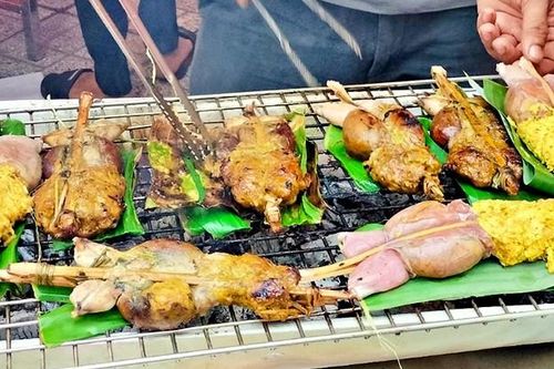 Ếch nướng kiểu Campuchia mập ú, thơm lừng ở An Giang
