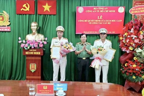 Trung tá Nguyễn Thành Hưng được bổ nhiệm Trưởng Phòng Cảnh sát hình sự Công an TP HCM