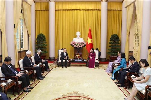 Phó Chủ tịch nước Võ Thị Ánh Xuân tiếp Chủ tịch Hãng Thông tấn Kyodo News
