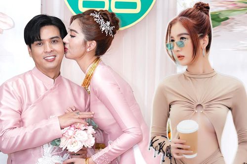 Vợ kém 17 tuổi của Hồ Quang Hiếu mặc hở bạo, tôn 'núi đôi' gợi cảm