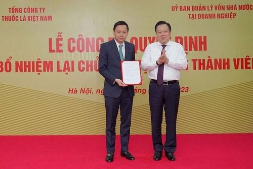 Ông Hồ Lê Nghĩa được bổ nhiệm lại làm Chủ tịch Hội đồng thành viên Vinataba