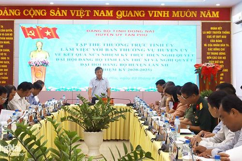 Tân Phú tập trung thực hiện những chỉ tiêu chưa đạt, chú trọng nâng cao đời sống người dân