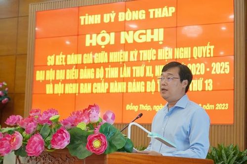 Khai mạc Hội nghị sơ kết, đánh giá giữa nhiệm kỳ thực hiện Nghị quyết Đại hội đại biểu Đảng bộ tỉnh lần thứ XI