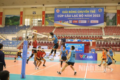 Giải bóng chuyền trẻ Cúp CLB năm 2023: Nam chủ nhà thắng trận thứ 3 liên tiếp