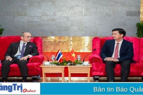 Bí thư Tỉnh ủy Lê Quang Tùng tiếp xã giao Đại sứ đặc mệnh toàn quyền Vương quốc Thái Lan tại Việt Nam Nikorndej Balankura