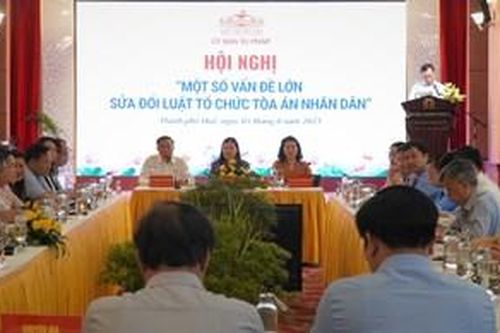 Góp ý sửa đổi, bổ sung Luật Tổ chức Tòa án Nhân dân đáp ứng yêu cầu trong tình hình mới