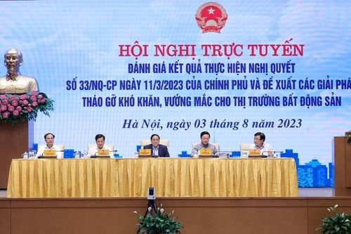 Thủ tướng chủ trì Hội nghị đánh giá tình hình, tháo gỡ khó khăn cho thị trường bất động sản
