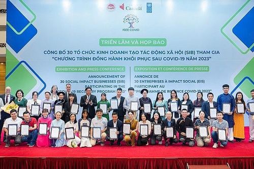 30 doanh nghiệp tạo tác động xã hội được nhận hỗ trợ kỹ thuật và vốn hạt giống